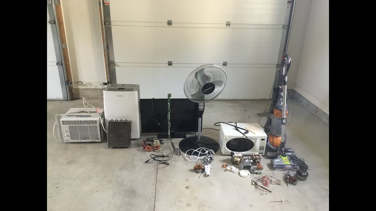 Scrapping for copper. What small appliances have the most copper?