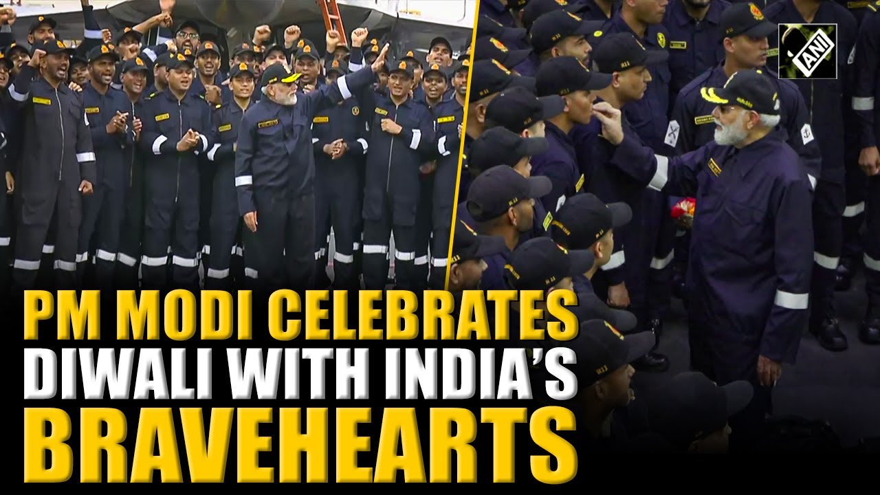 PM Modi Celebrates Diwali with Jawans on INS Vikrant, salutes their Dedication