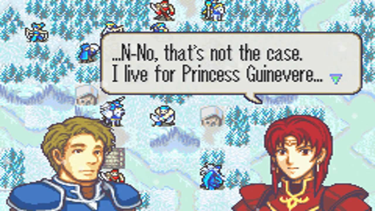 Fire Emblem The Sword of Seals: Miledy and Treck Support Conversations