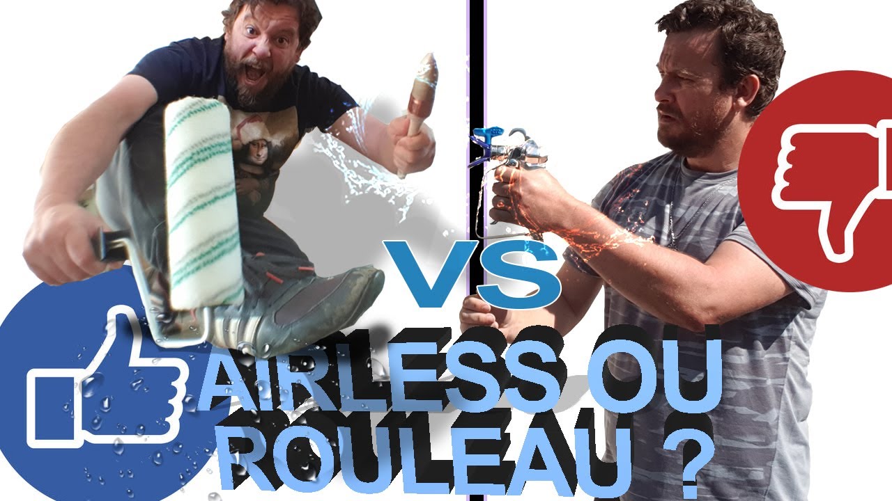 PEINDRE : AIRLESS OU ROULEAU POUR UN DÉBUTANT ?