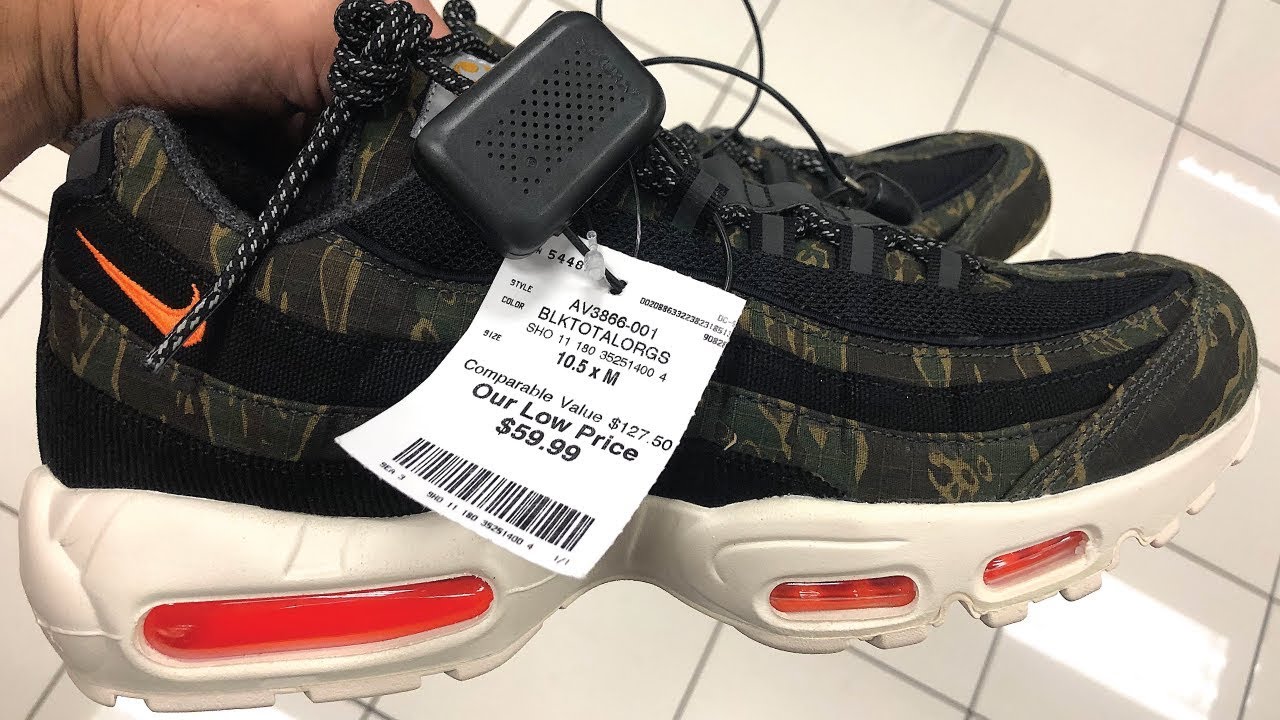 I CAUGHT THE BURLINGTON RESTOCK! GRABBED AIR MAX 95 CARHARTT!