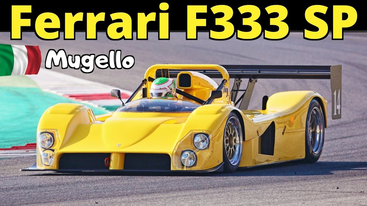 Ferrari F333 SP, the Racing Barchetta powered by 650Hp F1 V12 Engine - EPIC Sound at Mugello Circuit
