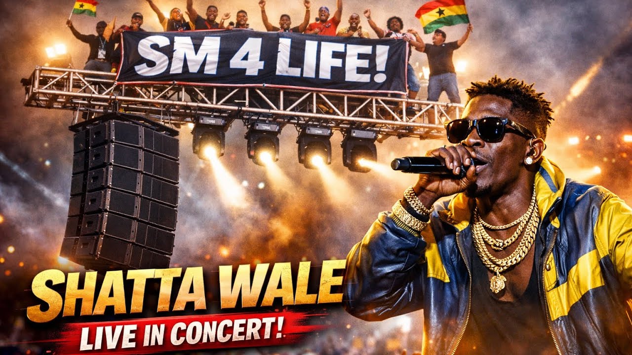 Shatta Wale Fans are the most craziest 🫶🏾🥰fans in the world. Herrh 🤯Look at how they climbed this😳