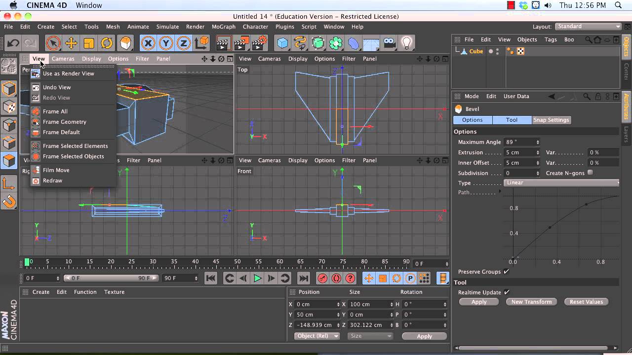 How to Model a Jet in Cinema 4D [No Audio]