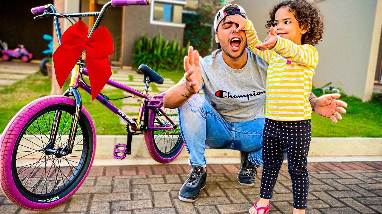 SURPRESA PARA A BMX DO MEU PAI * ele vai gostar muito *