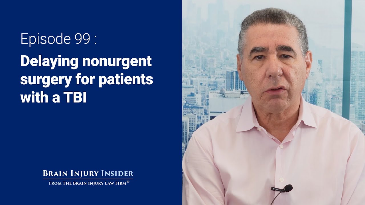 Delaying Nonurgent Surgery For Patients With a TBI