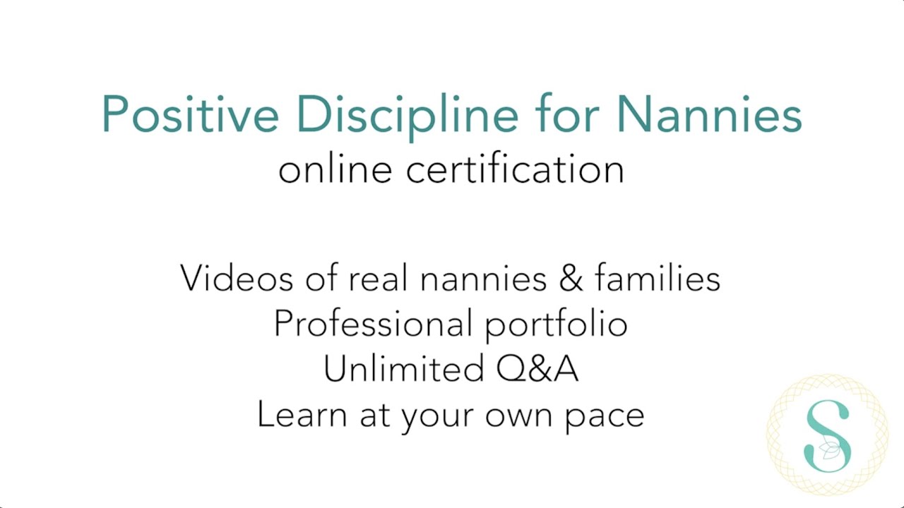 Positive Discipline for Nannies Promo