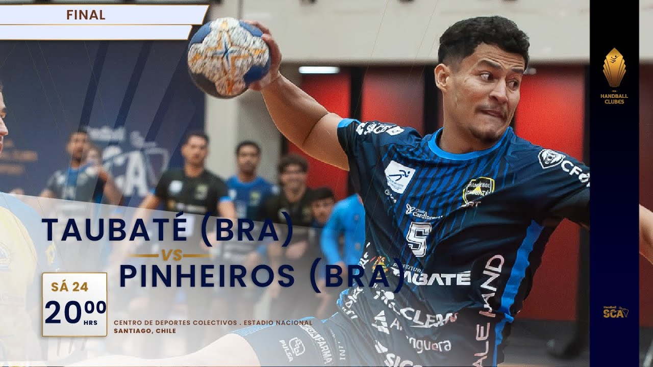 HANDBALL SCA CLUBES 2025 | FINAL MASCULINO | TAUBATÉ vs PINHEIROS