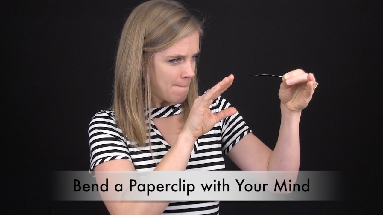How to Bend a Paperclip with Your Mind