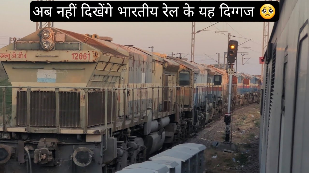 Diesel Loco's line Up been kept for scrapping at Luni Jn