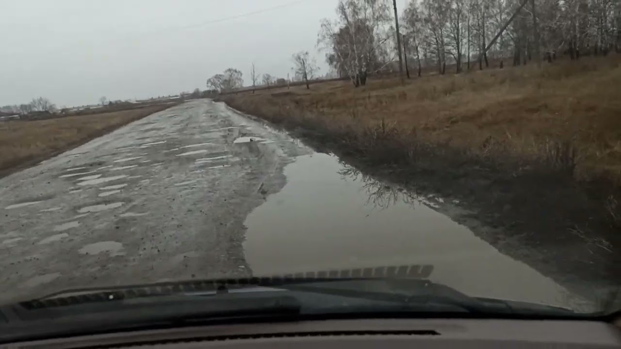 Дорога в Боголюбовку! Омская область, Марьяновский р-н...Так без объявленной войны душат всю страну.