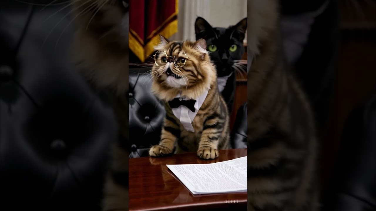 If cats ruled the world, what laws would they pass first? 🤔🐱🔥