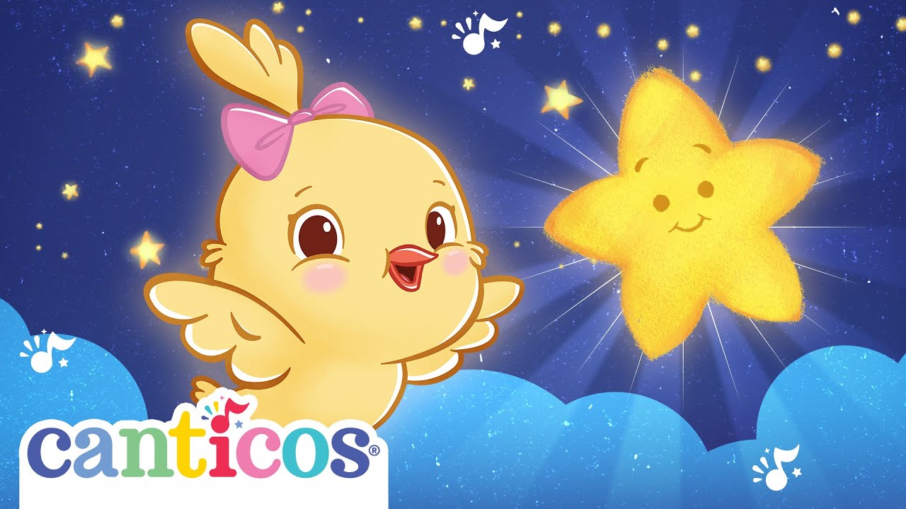 ⭐Twinkle Twinkle Little Star⭐Estrellita ⭐y Más Canciones Infantiles | Canticos