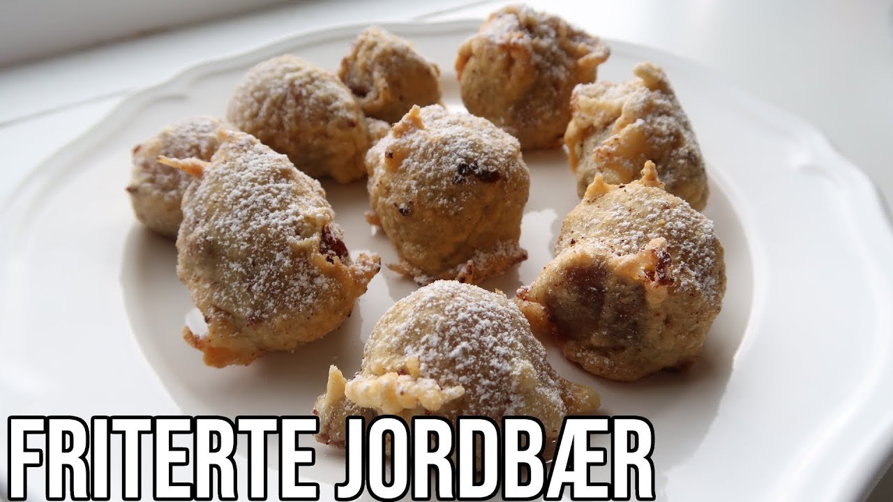 FRITYRSTEKTE JORDBÆR MED SJOKOLADE!