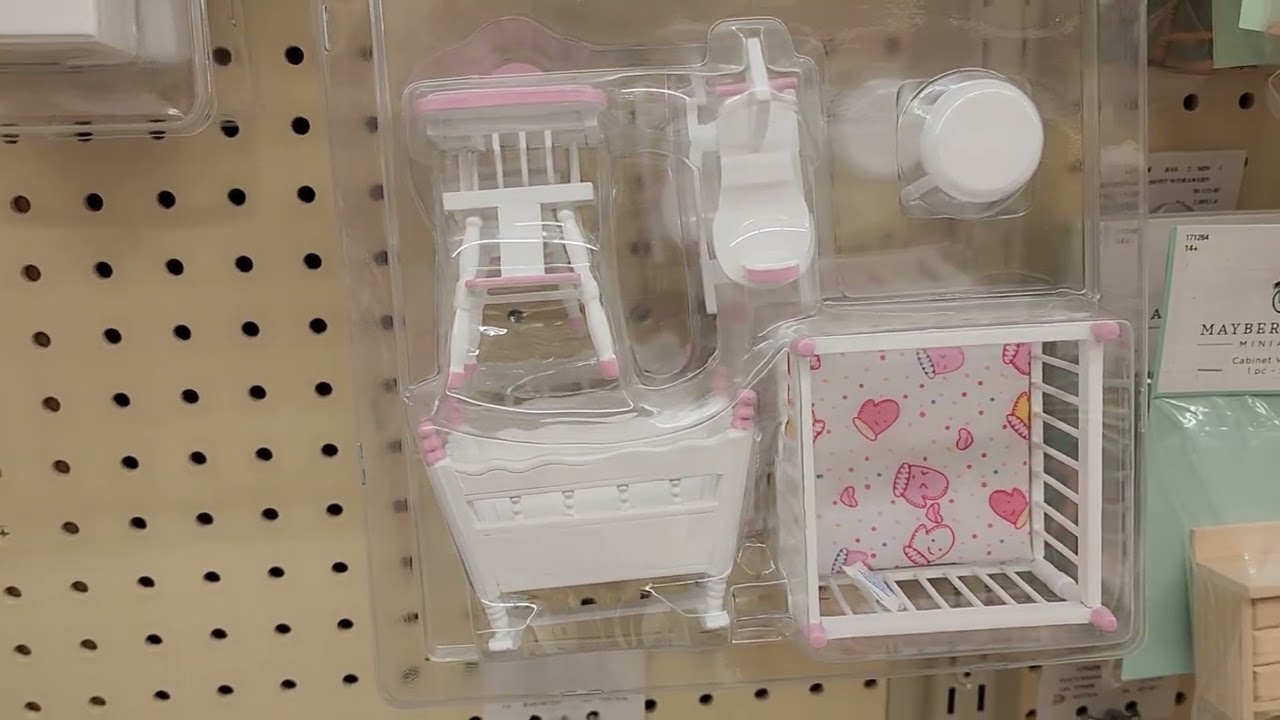 Dollhouse Furniture at Hobby Lobby update.  #dollhouseaccessories