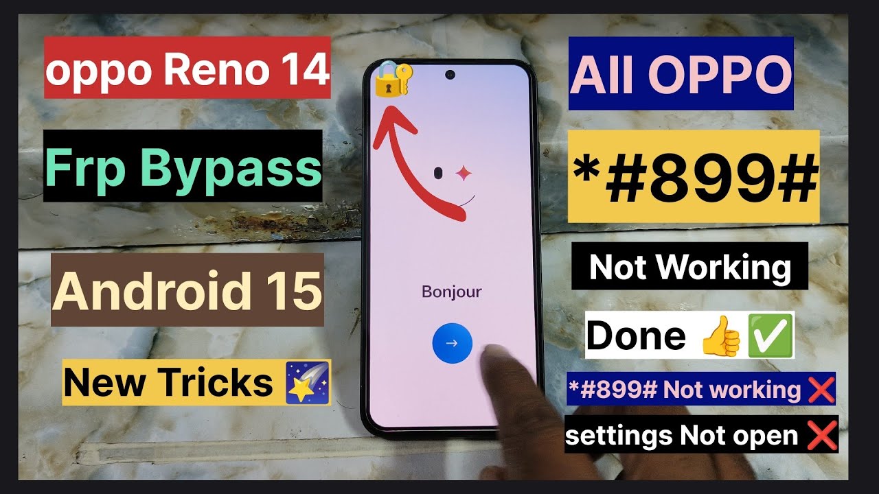 OPPO Reno 14 5G FRP Bypass | OPPO Reno 14 FRP/Google Bypass Android 15 | All OPPO FRP Bypass.
