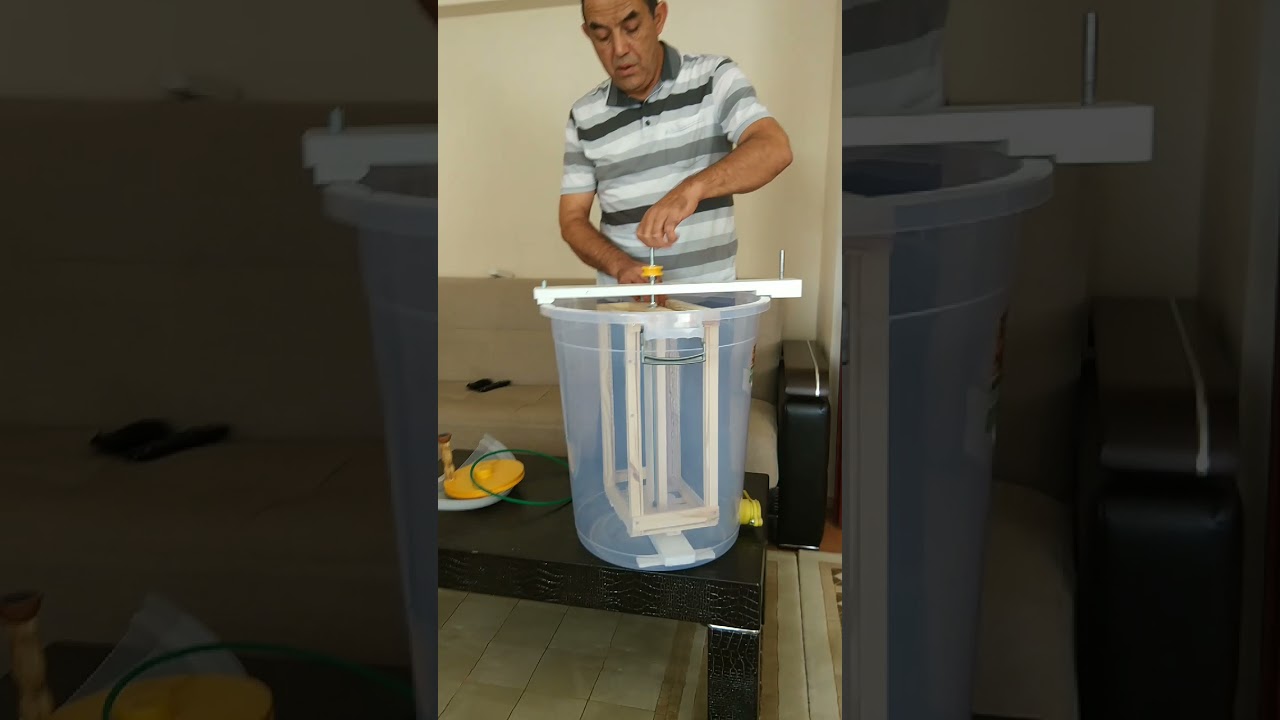 Bozüyük ten Ergün bey makinanızı yaptık hazırladık bal sağma makinası