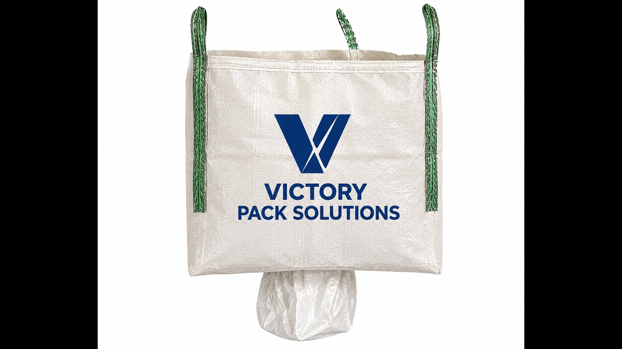 ⚡ Open Top with Discharge Spout Bulk Bag (FIBC) | Fast Loading & Controlled Emptying