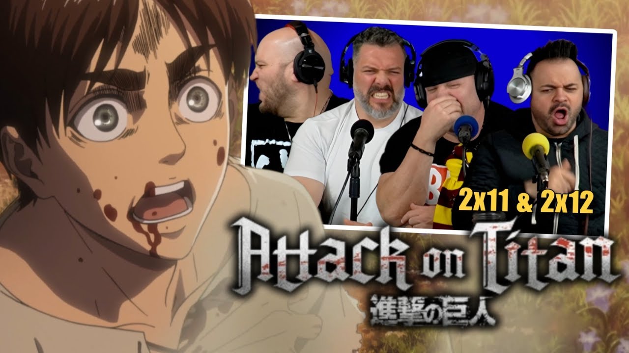 First time watching Attack on Titan reaction episodes 2x11 & 2x12 (Sub)