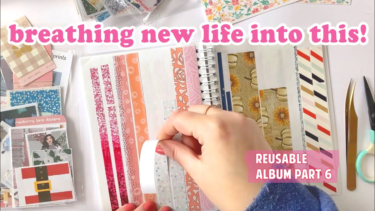 reusable sticker album 6: time to organize leftover stickers! sticker storage, planner organization