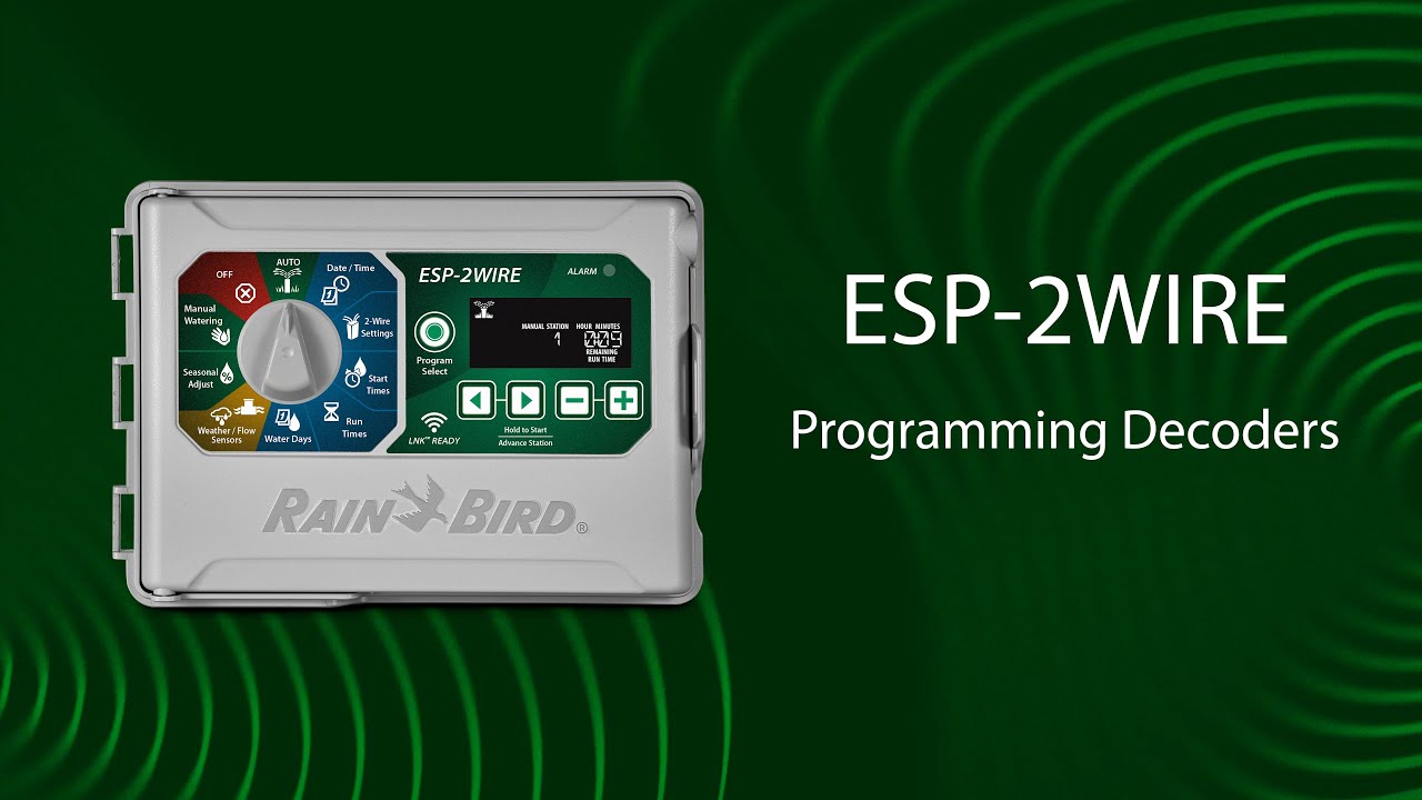 Rain Bird&reg; ESP-2WIRE Controller Programming 2W-1 Decoders