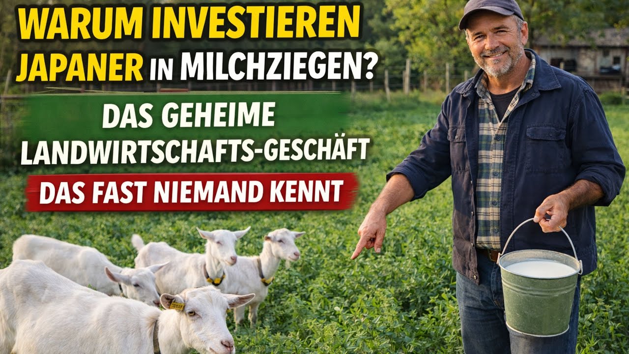 Warum investieren die Japaner ihr Geld in Milchziegen