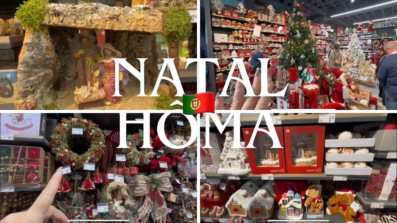 NATAL NA HÔMA | PORTUGAL | LOJA DE DECORAÇÃO 🇵🇹