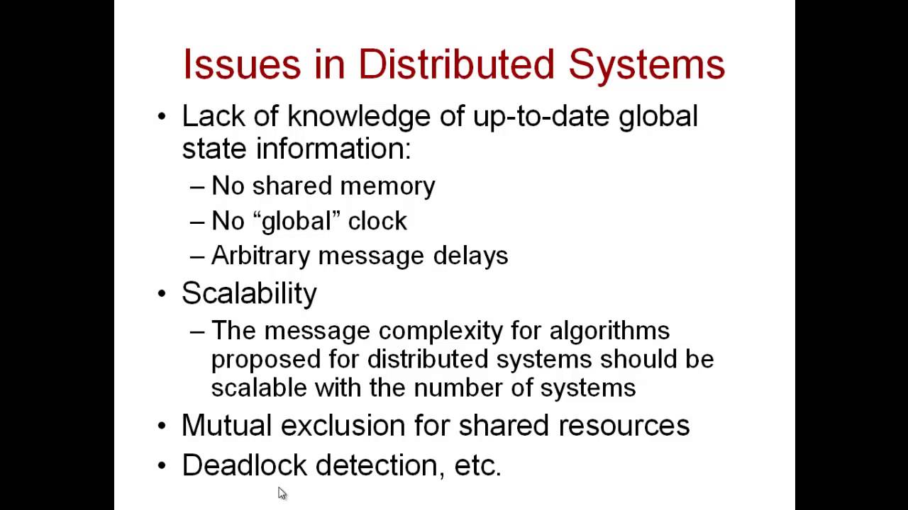 Module 6.0 Introduction to Distributed Systems