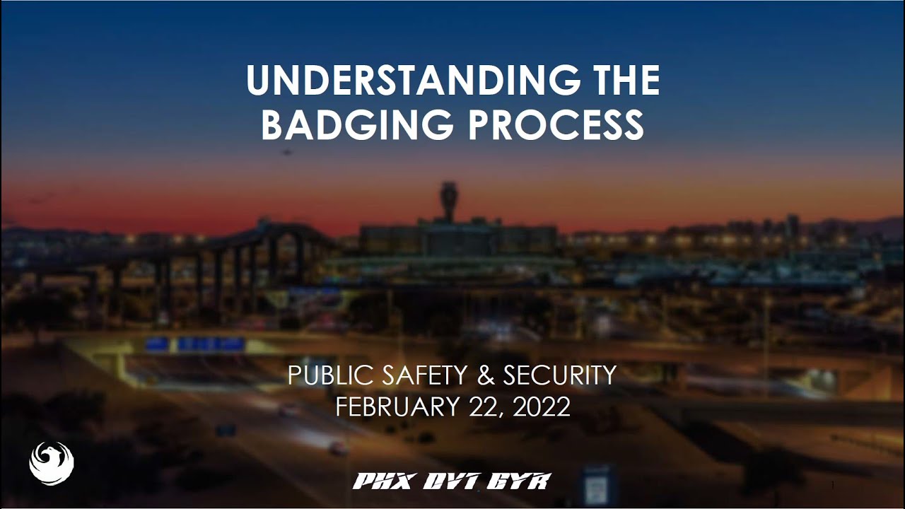 Understanding the Badging Process