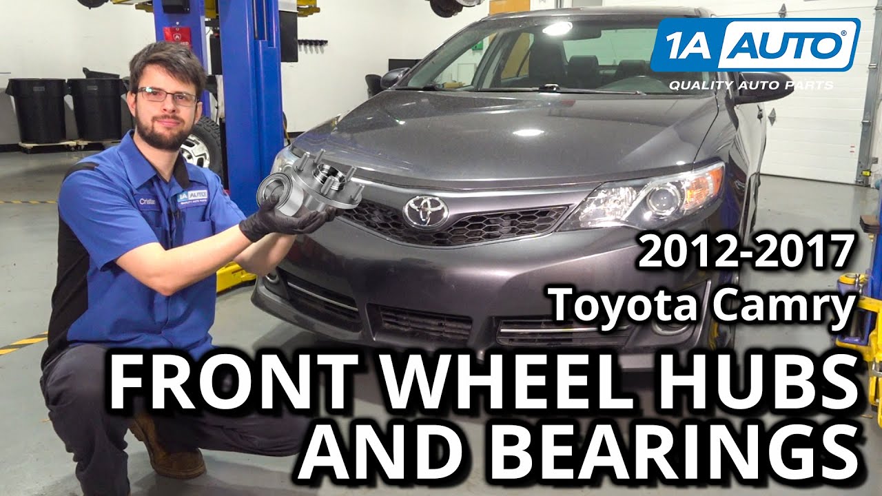 Как заменить передние ступичные подшипники и ступицы на Toyota Camry 2012-2017
