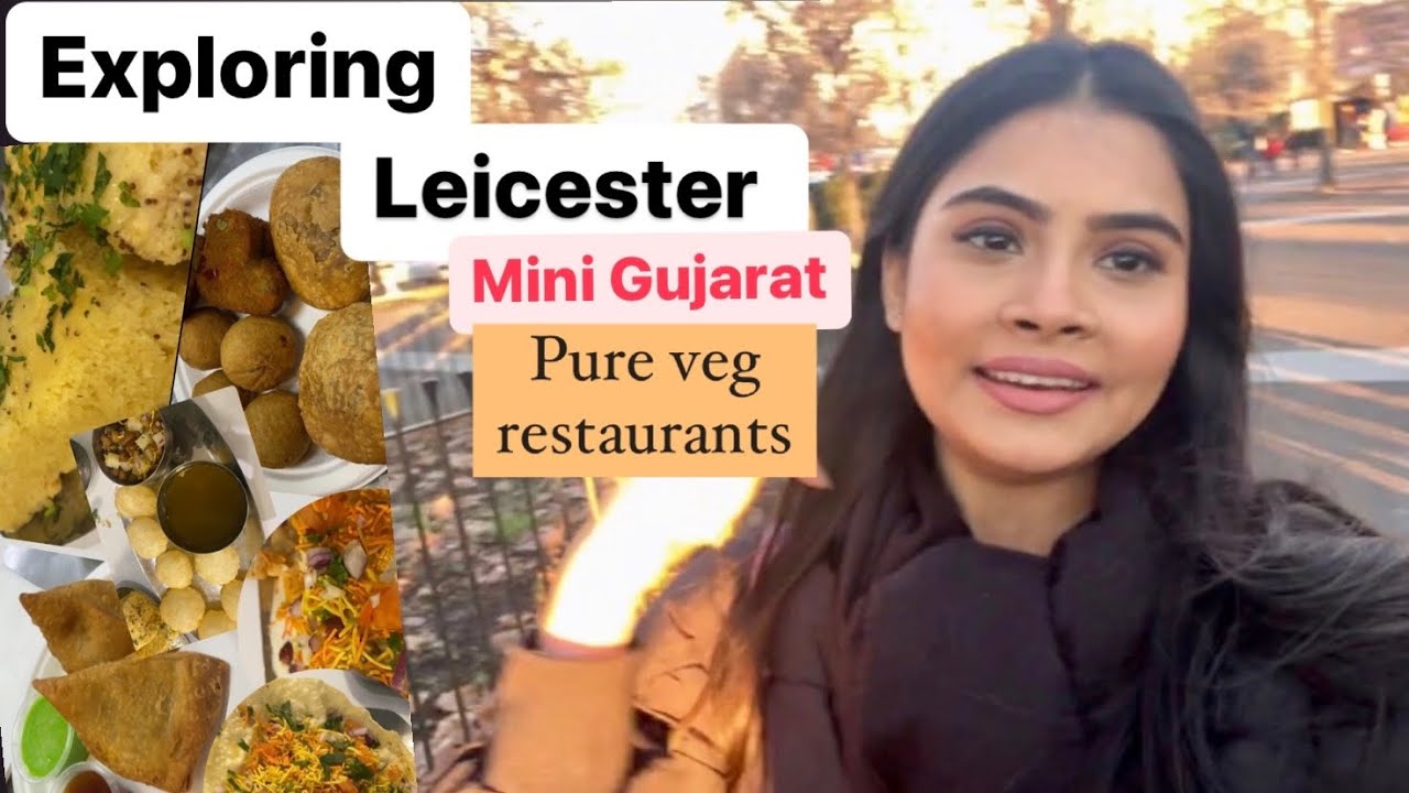 Exploring Leicester City | Found Gujarati food | Best pure veg and affordable restaurants in UK