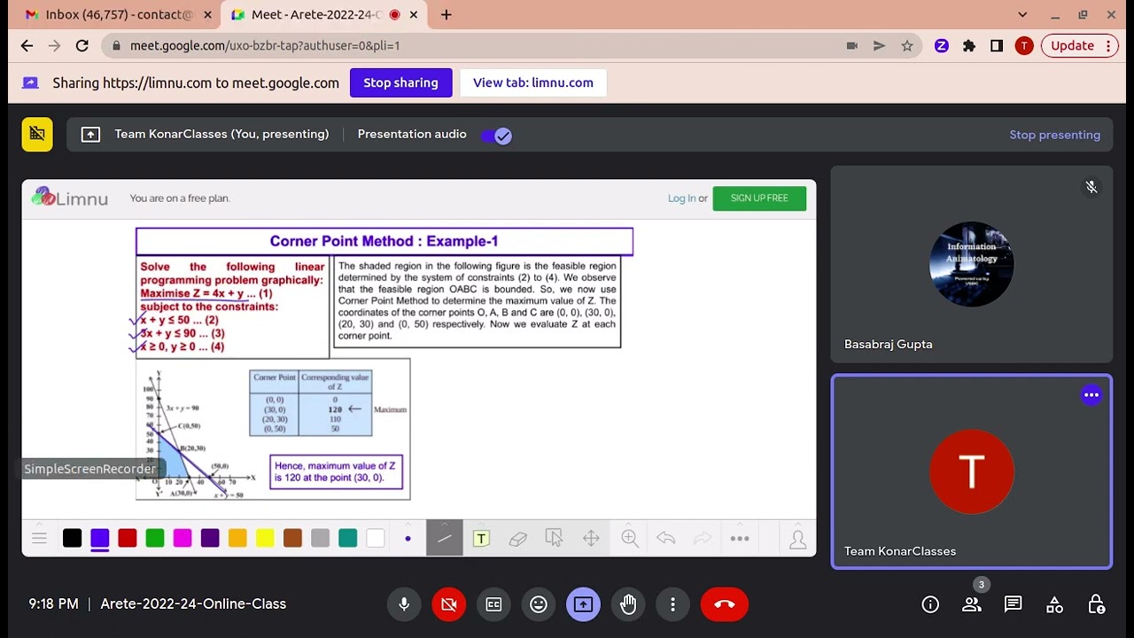 Linear Programming : Corner Point Method (Explained with 5 Examples)