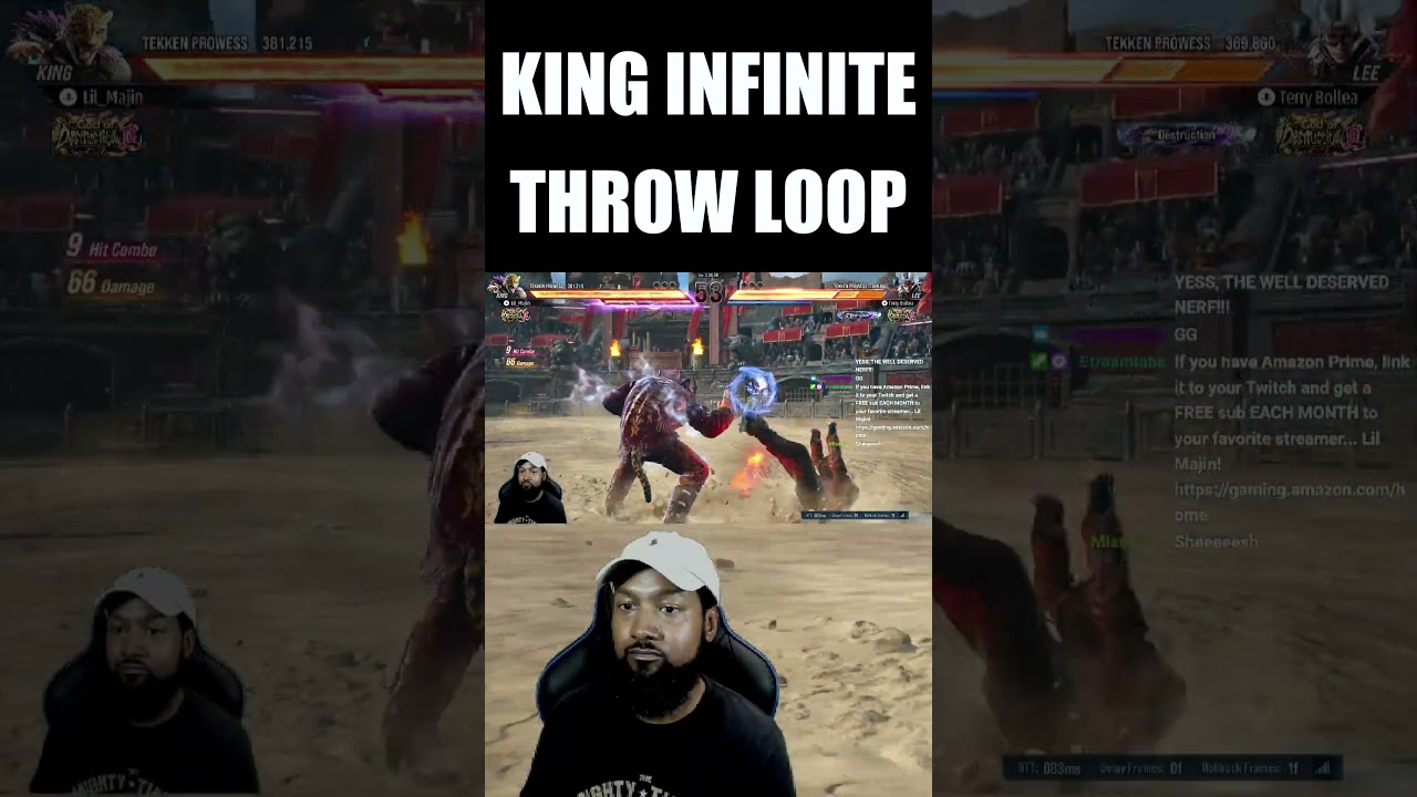 King THROW INFINITE Combo!  