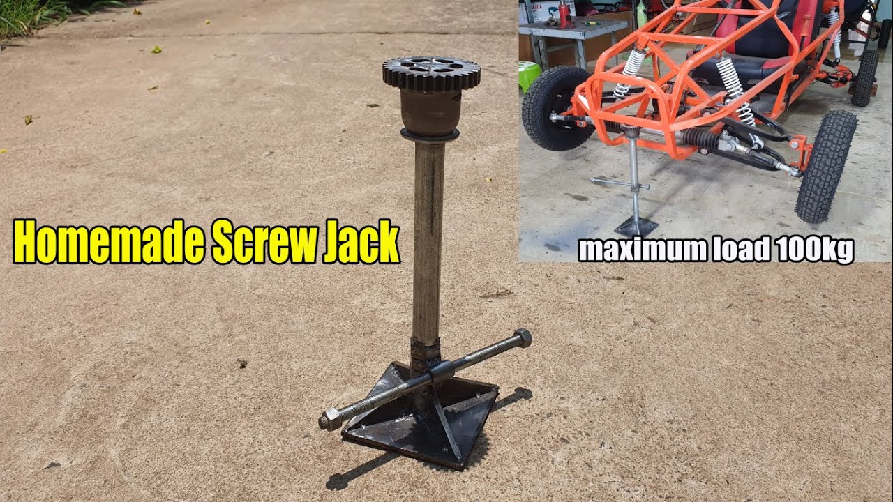 Homemade Screw Jack for Car