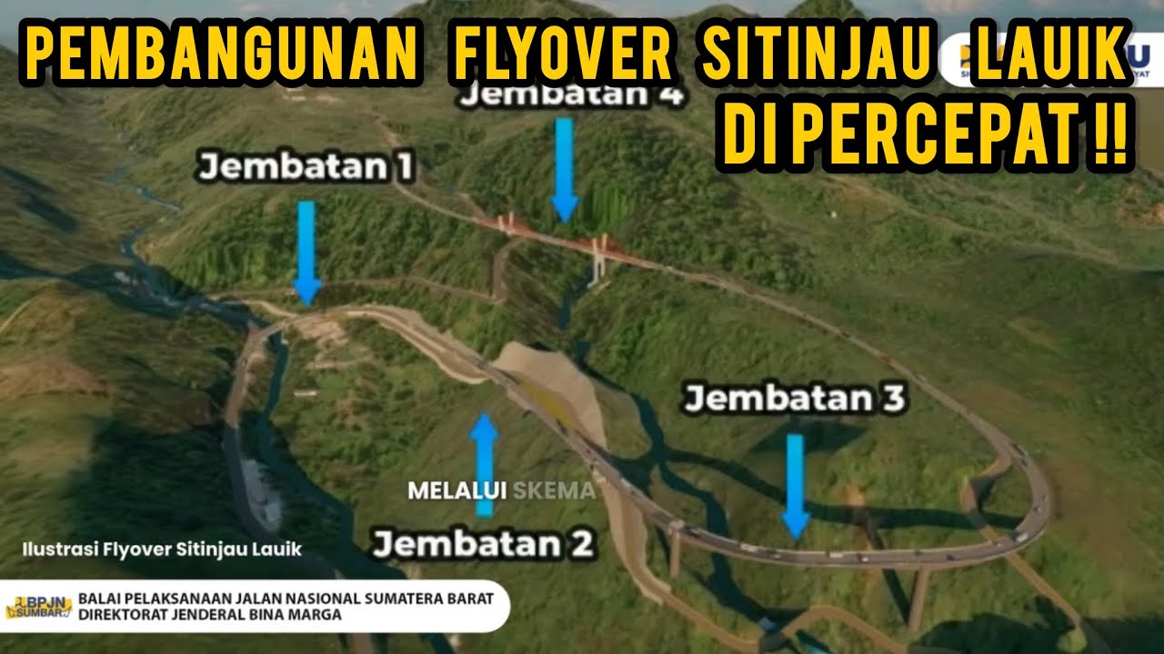 FLYOVER SITINJAU LAUIK PEMBANGUNANNYA DI PERCEPAT !!