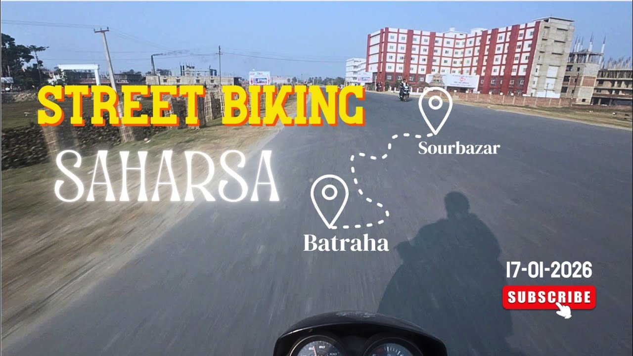 Street Biking POV 4K | Saharsa to Sourbazar Road Ride | vlog | Local Frames #StreetBiking #Saharsa