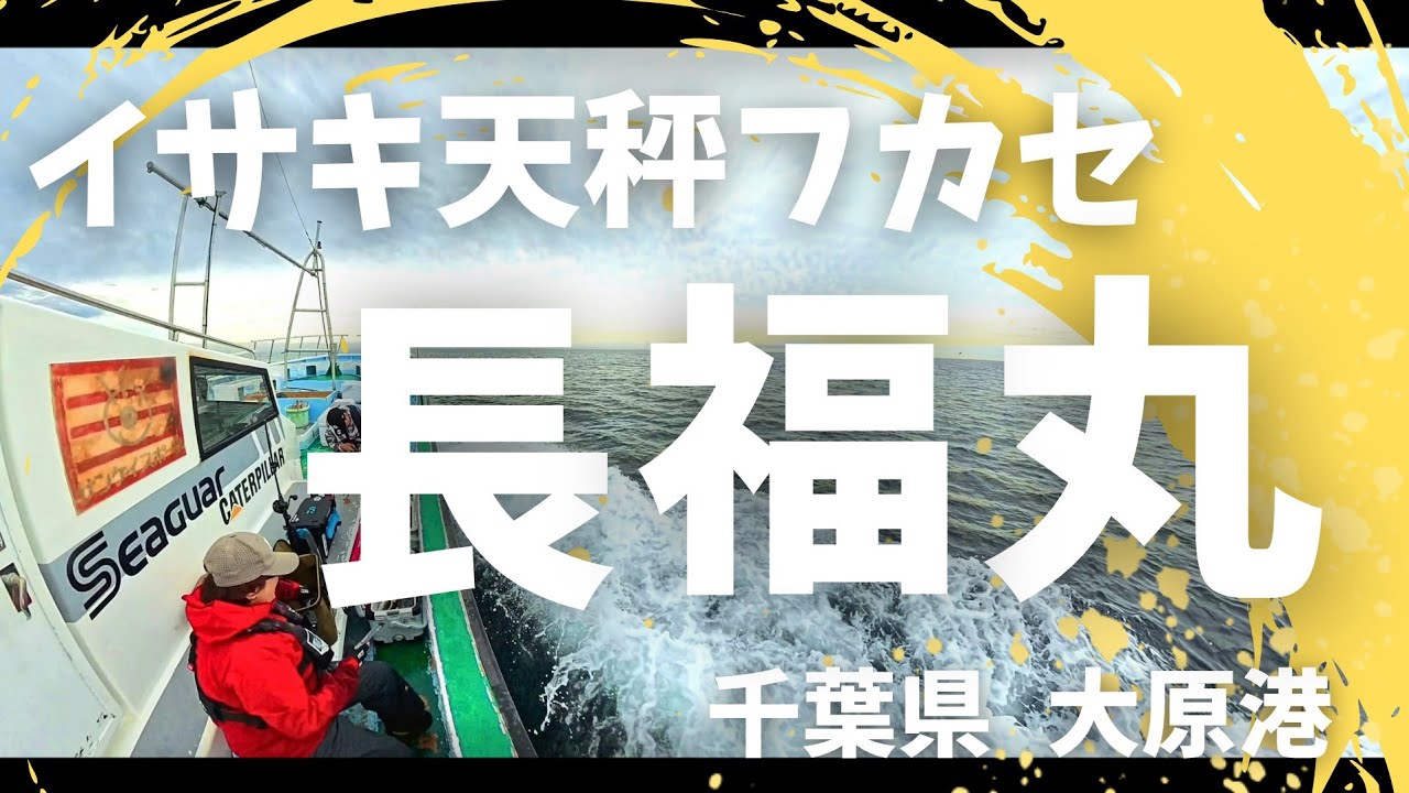 【イサキ天秤フカセ　長福丸】　千葉県　大原港　2025/05月下旬