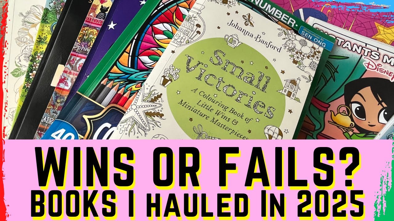 My 2025 colouring book wins & fails + channel plans for 2026
