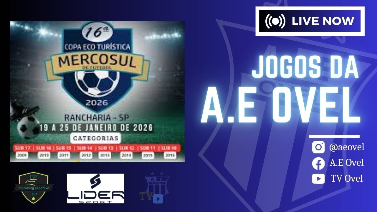 Sub-12 - Ovel x Grêmio Operário/PR - Oitavas - 16ª Copa Mercosul de Futebol (Rancharia/SP)