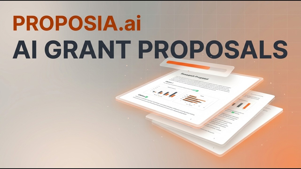 PROPOSIA.ai - AI that generates grant proposals - Full walkthrough