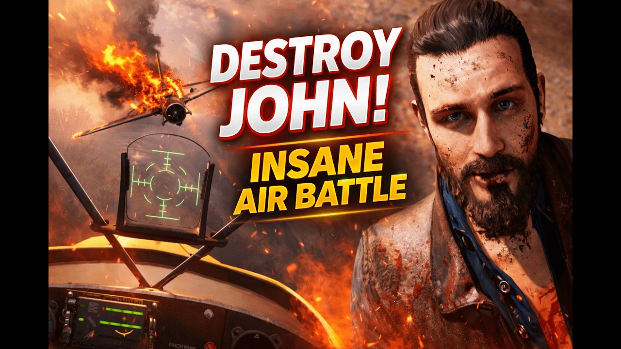 Far Cry 5 – Destroy John’s Plane Mission | PC 1080p 60FPS