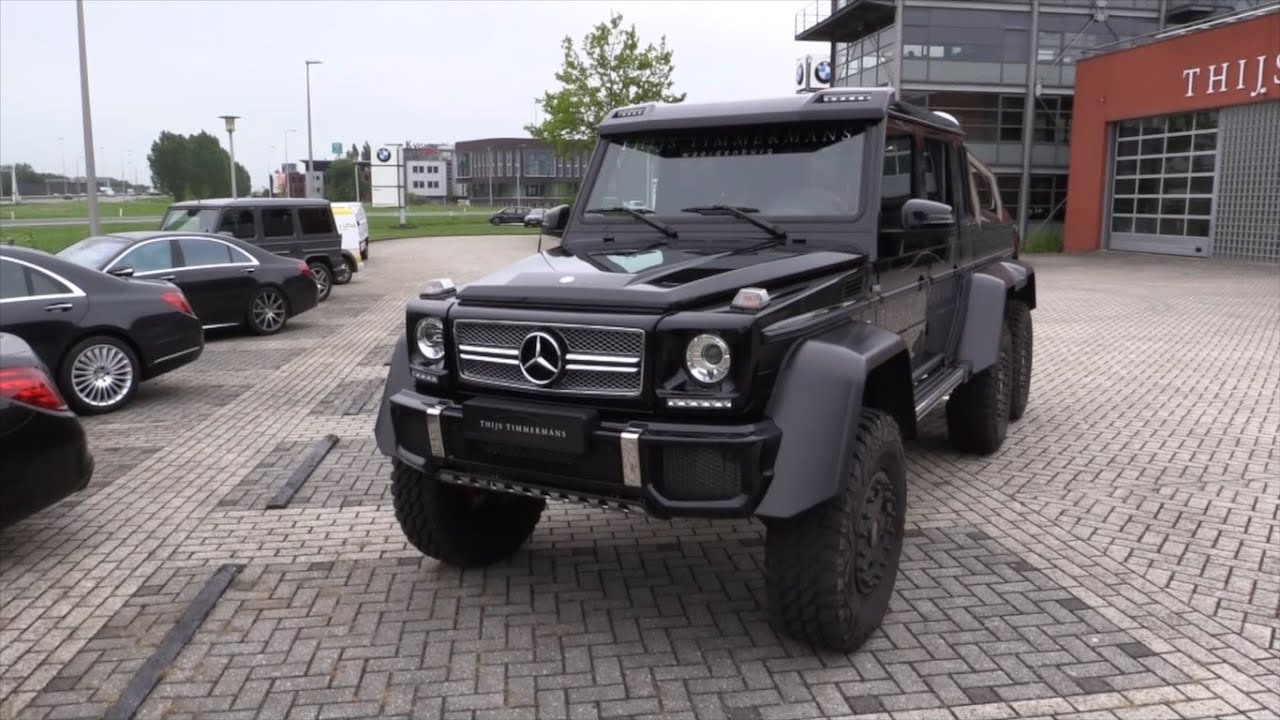 Mercedes-Benz G63 AMG 6x6 Start Up In Depth Review Interior Exterior