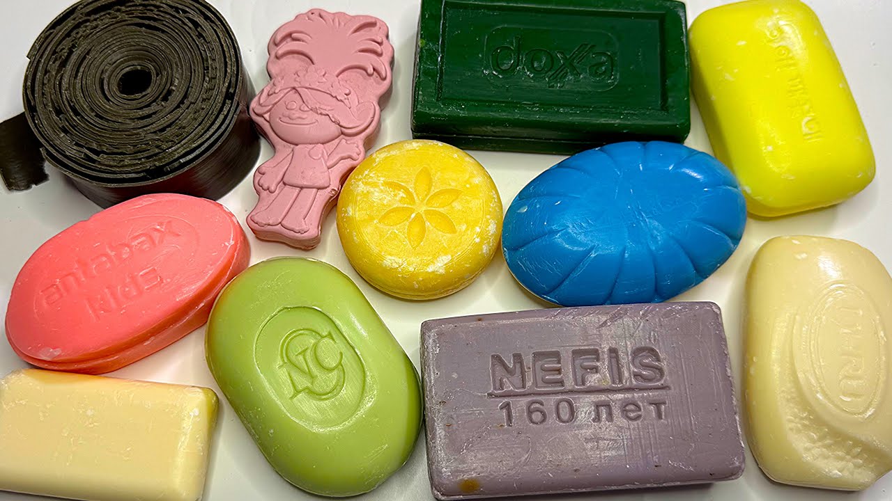 2X Asmr Soap Cutting / Dry soap / Relaxing Sounds / Asmr No Talking