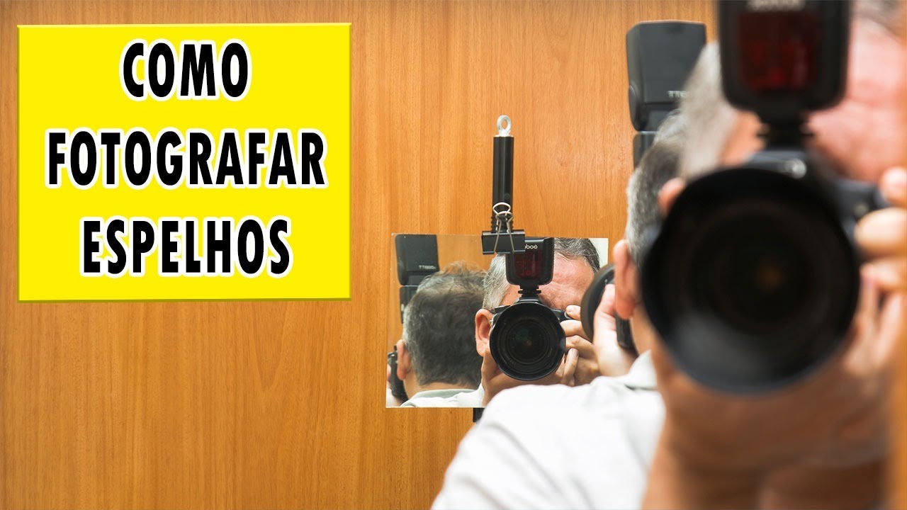 Como fotografar espelhos - aula ao vivo | Por trás das Lentes