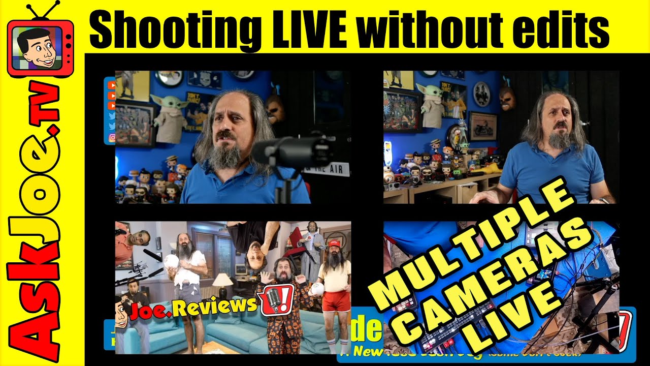 Explaining my new studio, multiple cameras and mics without editing.