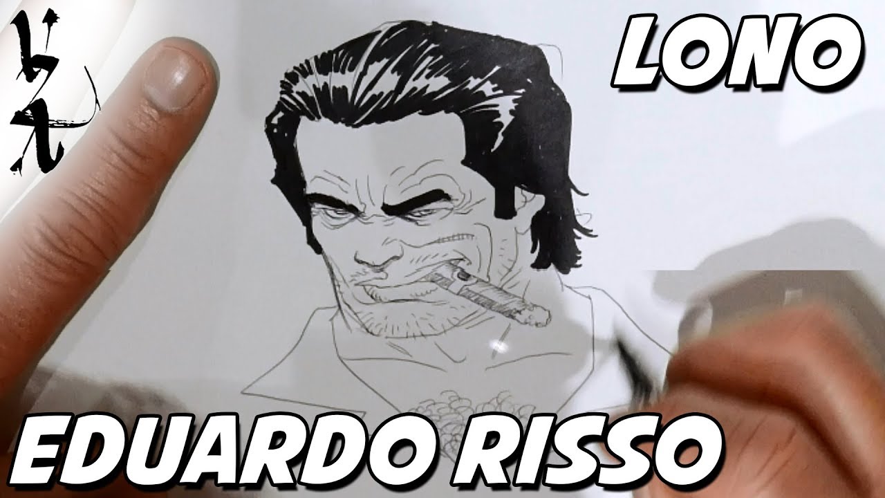 Eduardo Risso drawing Lono from 100 Bullets