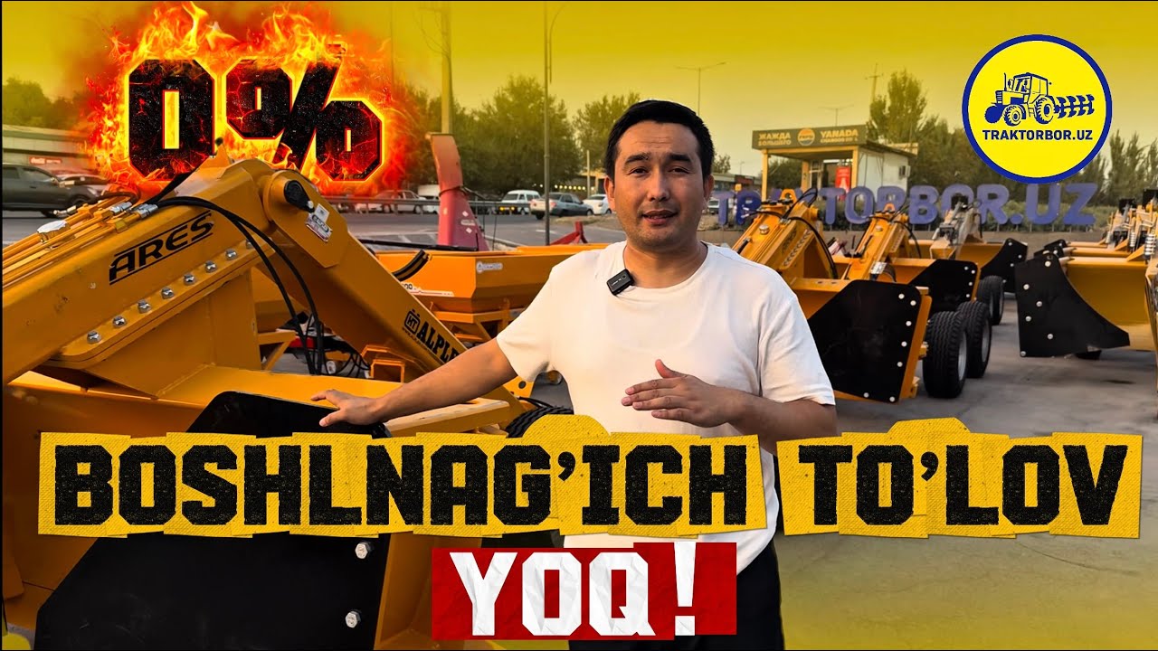 TRAKTORBOR.UZDA AGREGATLAR 0% FOYISIZ? 🤔