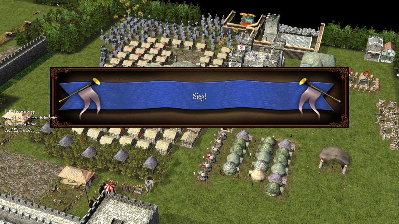 1v1 Multiplayer, 150 Gold,  Semi-Pro-Tactics | Stronghold 2 (Deutsch)