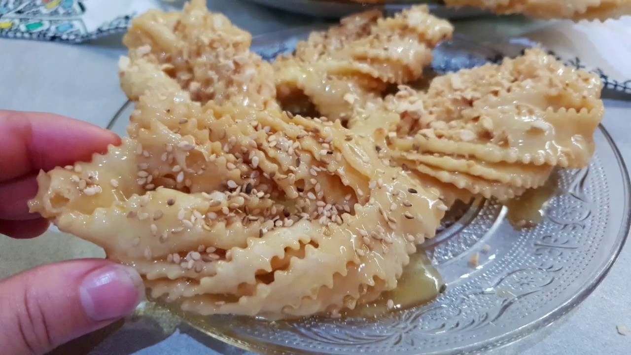 معسلات رمضان قريوش أو كراوش السبولة بالحليب ساهلين وبلا ماكينة كيجيو خفاف ومقرمشين