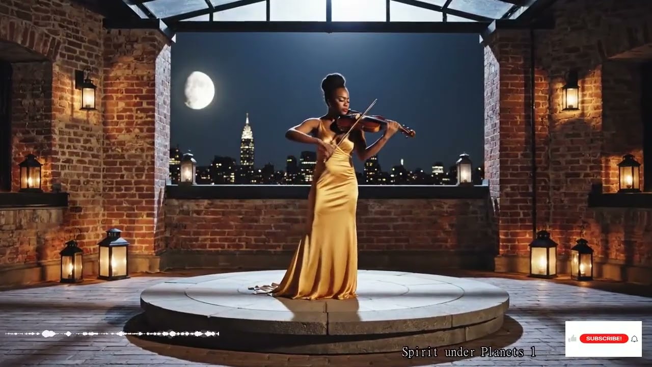 Melodías De Violín Y Piano En Una Noche Orquestal Para La Calma Y La Reflexión Profunda